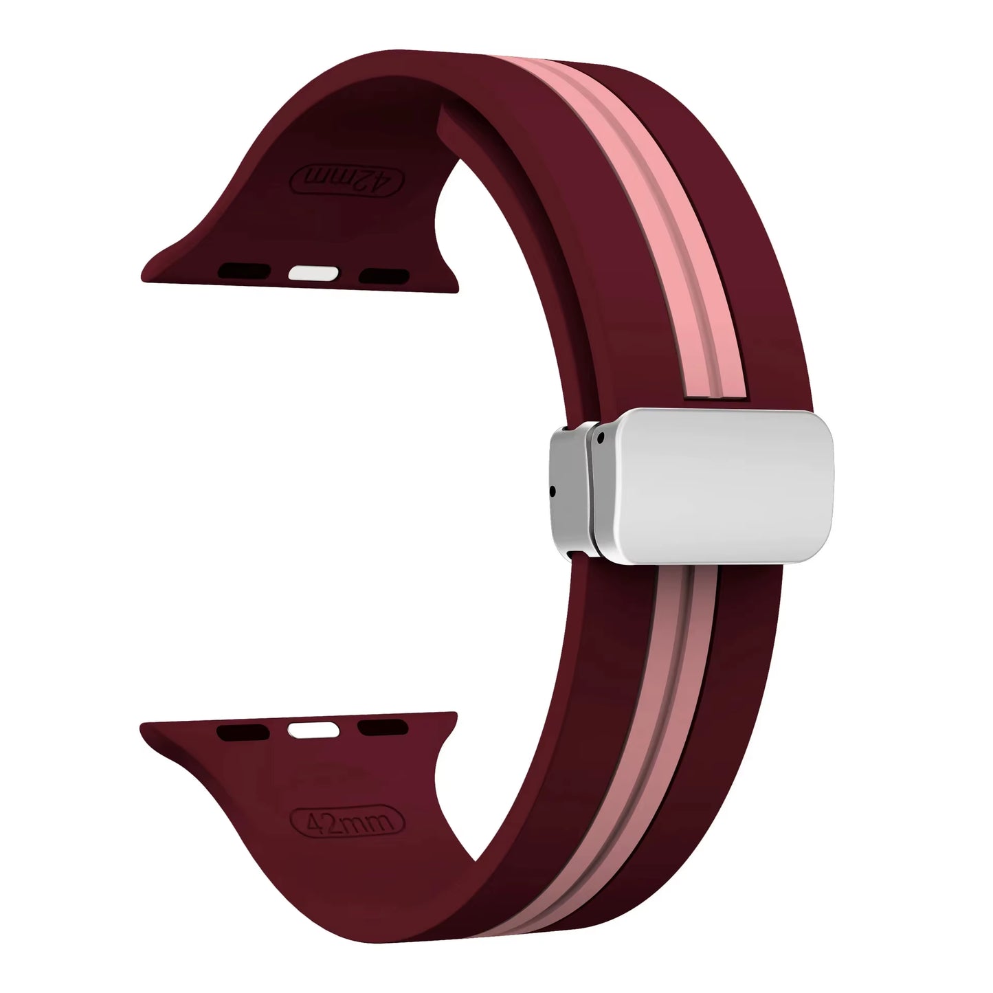 Silicone Strap for Watch Band 46Mm 44Mm 45Mm 49Mm 41Mm 42Mm 38 40Mm Bracelet Iwatch Correa Series 10 9 8 7 6 5 Ultra SE 2