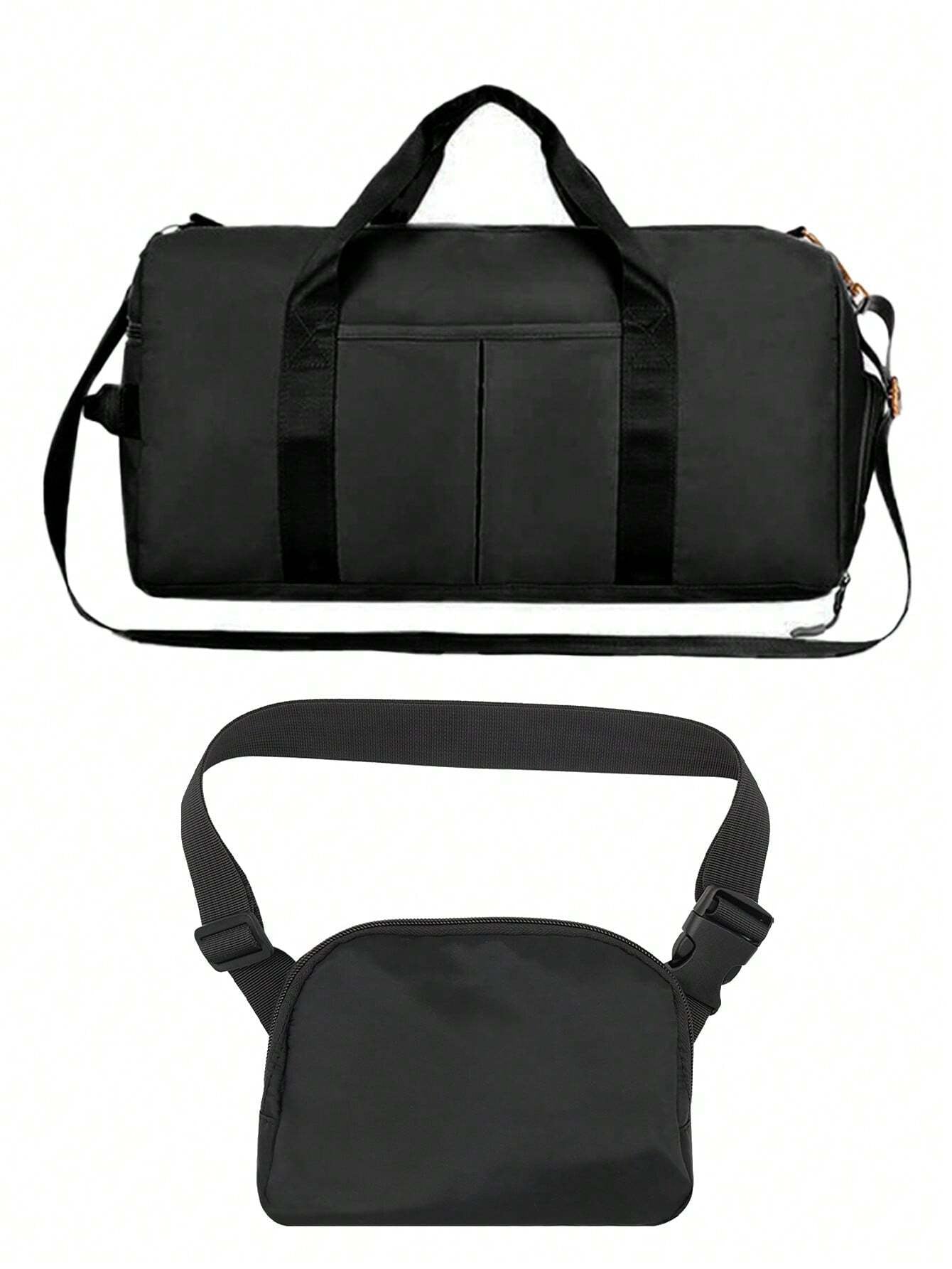 Large Capacity Fitness Bag with Shoe Compartment
