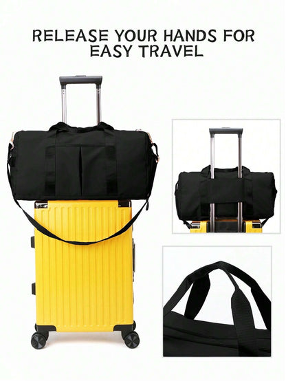 Large Capacity Fitness Bag with Shoe Compartment